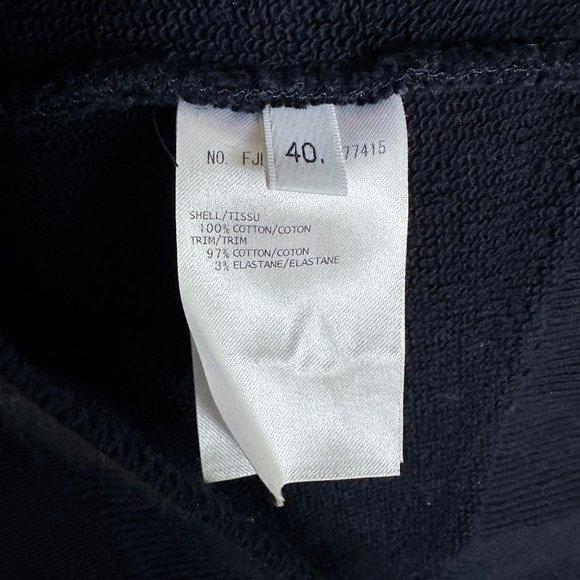 Thom Browne Navy Classic Loopback Tonal 4 Bar Sweater Dress Sweatshirt Terry 40 - Picture 5 of 15